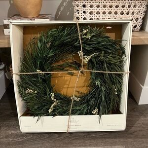 Hearth and Hand preserved greenery and white berries wreaths